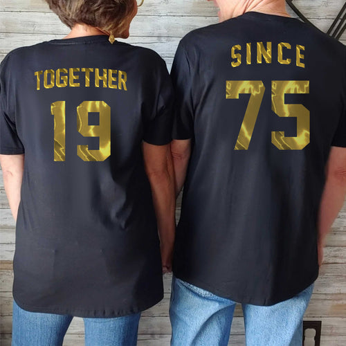 50th Anniversary Couples T-shirts